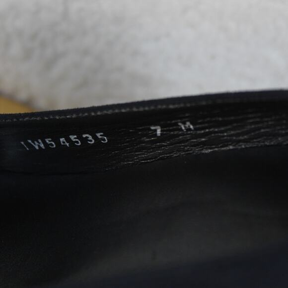 Stuart Weitzman Suede Pumps Womens Size 7 Blue Classic Heels Platform Wood - Picture 11 of 11